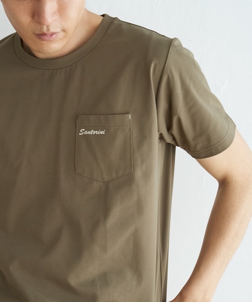 ikka（イッカ）の「【吸水速乾】速乾COOLポケットプリントTシャツ（Tシャツ/カットソー・メンズ・ホワイト/シルバーグレー/オリーブ/ブラック/オレンジ/ネイビー・M/XL/L/S）」の22枚目の写真