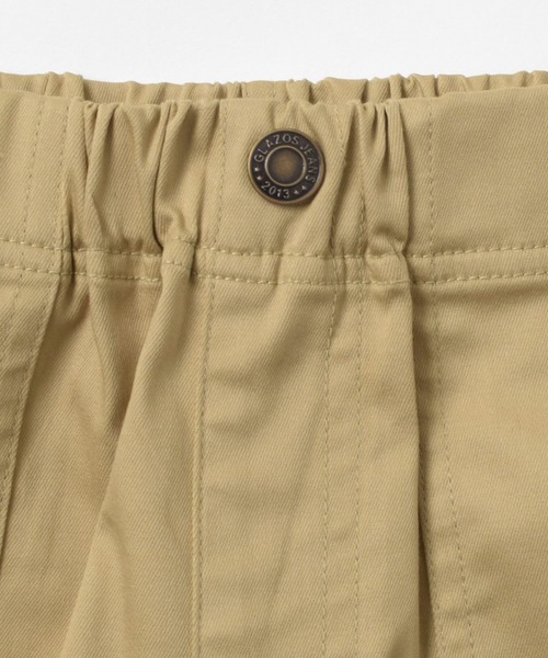 GLAZOS（グラソス）の「[テーパード]ストレッチ・ベイカーポケット7分丈パンツ（その他パンツ・キッズ・ブラック/ベージュ/カーキ・140cm/150cm/160cm/170cm）」の11枚目の写真