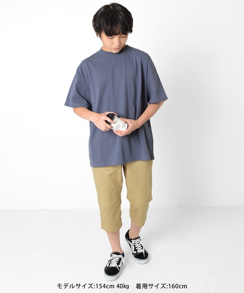 GLAZOS（グラソス）の「[テーパード]ストレッチ・ベイカーポケット7分丈パンツ（その他パンツ・キッズ・ブラック/ベージュ/カーキ・140cm/150cm/160cm/170cm）」の8枚目の写真