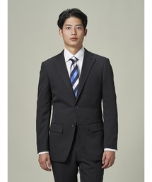 Perfect Suit FActory(パーフェクトスーツファクトリー)の【上下ウォッシャブル】2釦セットアップスーツ【クラシコ】シャドウストライプ ブラック(スーツセット)