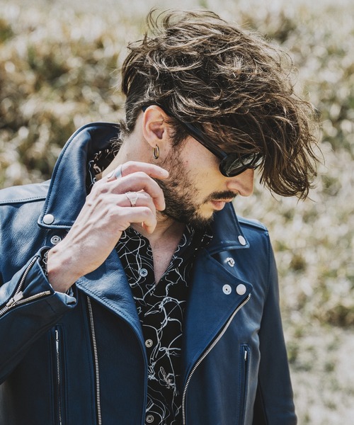 NO ID.（ノーアイディ）の「オーバルサングラス（サングラス・メンズ・ブラック/ホワイト・ONE SIZE）」の9枚目の写真