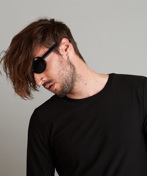 NO ID.（ノーアイディ）の「オーバルサングラス（サングラス・メンズ・ブラック/ホワイト・ONE SIZE）」の21枚目の写真