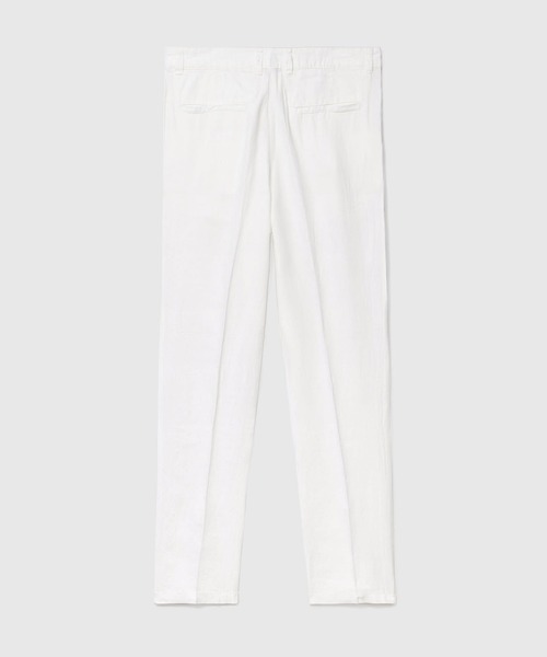 BENETTON (UNITED COLORS OF BENETTON)（ベネトンユナイテッドカラーズオブベネトン）の「リネン100％ストレートチノパンツ（チノパンツ・メンズ・ブラウン系その他/ネイビー/ホワイト・46/48/44/50/42）」の15枚目の写真