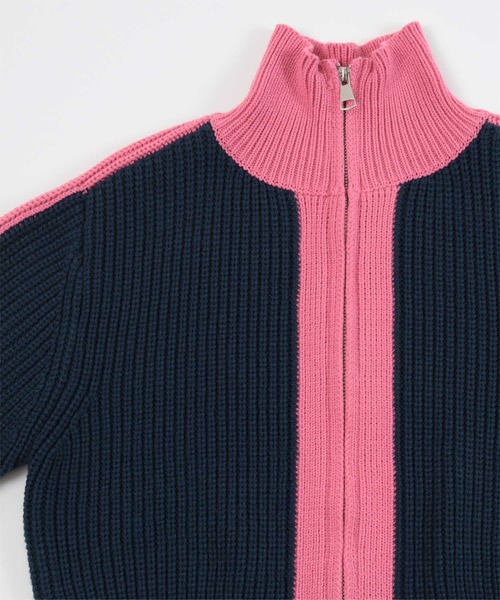 miette（ミエット）の「ダブルジップショートニットカーディガン（カーディガン/ボレロ・レディース・アイボリー/ブラック/ネイビー/ライトグレー・FREE）」の20枚目の写真