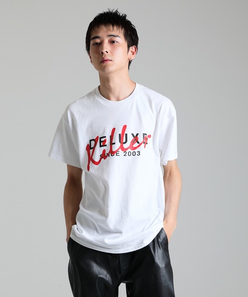 DELUXE(デラックス)の「KILLER TEE(Tシャツ/カットソー・メンズ・ブラック/ホワイト/グレー・MEDIUM/LARGE/X-LARGE)」の2枚目の写真