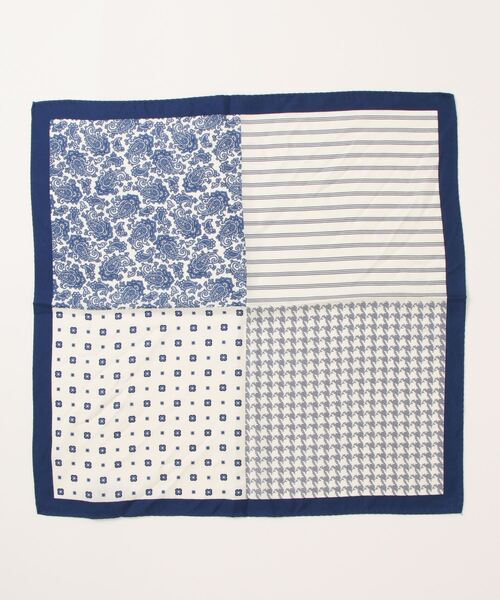 MONSIEUR NICOLE（ムッシュニコル）の「【ex/tra】4面プリントチーフ