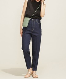 新品ナノユニバースＮＵ　ストレッチテーパードデニムパンツM紺PT2226 テーパードデニムパンツ nano・universeの通販