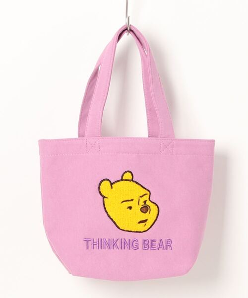 Disney（ディズニー）の「Disney Pooh ミニトートバッグ（トートバッグ・レディース・パープル/ブラウン/グレー・FREE）」の3枚目の写真
