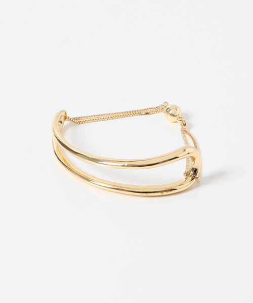 SMELLY(スメリー)の「『ドラマ着用商品』アシメラインチェーンマグネットブレスレット(ブレスレット・レディース・ゴールド・-)」の3枚目の写真