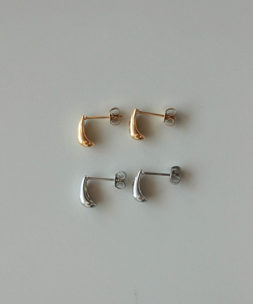 ebine（エビネ）の「Mini Drop Pierce　金属アレルギー対応 サージカルステンレス（ピアス（両耳用）・レディース・シルバー/ゴールド・FREE）」の9枚目の写真