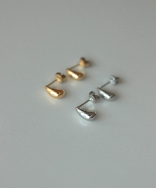 ebine（エビネ）の「Mini Drop Pierce　金属アレルギー対応 サージカルステンレス（ピアス（両耳用）・レディース・シルバー/ゴールド・FREE）」の11枚目の写真