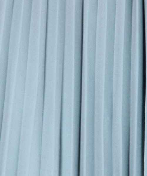 NICOLE white（ニコルホワイト）の「プリーツスカート（スカート・レディース・ブラック/キャメル/サックスブルー・FREE）」の9枚目の写真