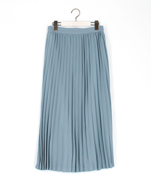 NICOLE white（ニコルホワイト）の「プリーツスカート（スカート・レディース・ブラック/キャメル/サックスブルー・FREE）」の11枚目の写真