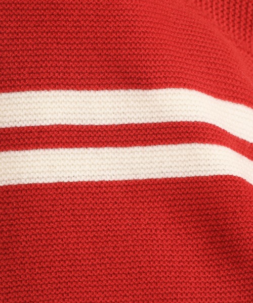 LOWRYS FARM（ローリーズファーム）の「５Ｇレタードカーデ　961680（ニット/セーター・キッズ・ネイビー/レッド/アイボリー・110cm/120cm/130cm/140cm/150cm）」の9枚目の写真