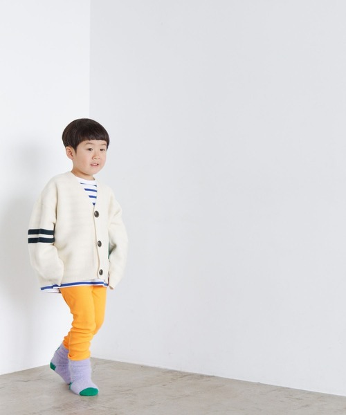 LOWRYS FARM（ローリーズファーム）の「５Ｇレタードカーデ　961680（ニット/セーター・キッズ・ネイビー/レッド/アイボリー・110cm/120cm/130cm/140cm/150cm）」の11枚目の写真