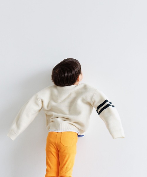 LOWRYS FARM（ローリーズファーム）の「５Ｇレタードカーデ　961680（ニット/セーター・キッズ・ネイビー/レッド/アイボリー・110cm/120cm/130cm/140cm/150cm）」の13枚目の写真