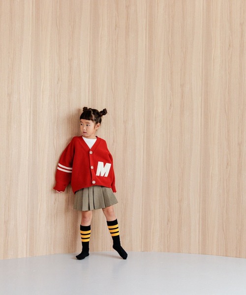 LOWRYS FARM（ローリーズファーム）の「５Ｇレタードカーデ　961680（ニット/セーター・キッズ・ネイビー/レッド/アイボリー・110cm/120cm/130cm/140cm/150cm）」の22枚目の写真