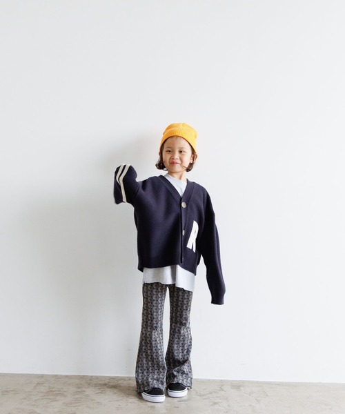 LOWRYS FARM（ローリーズファーム）の「５Ｇレタードカーデ　961680（ニット/セーター・キッズ・ネイビー/レッド/アイボリー・110cm/120cm/130cm/140cm/150cm）」の15枚目の写真