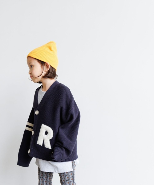 LOWRYS FARM（ローリーズファーム）の「５Ｇレタードカーデ　961680（ニット/セーター・キッズ・ネイビー/レッド/アイボリー・110cm/120cm/130cm/140cm/150cm）」の17枚目の写真