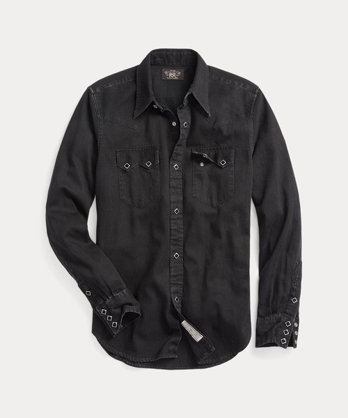 RRL スリム フィット デニム ウエスタン シャツ スリム フィット デニム ウエスタン シャツ（シャツ/ブラウス