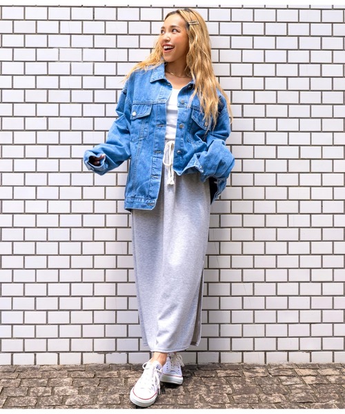 anap mimpi（アナップミンピ）の「オーバーサイズデニムジャケット