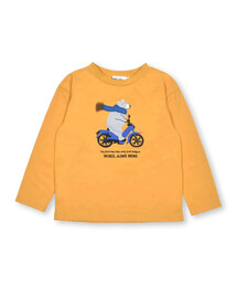 Noeil aime BeBe | クマさん&自転車発泡プリントTシャツ(80~130cm)(Tシャツ/カットソー)