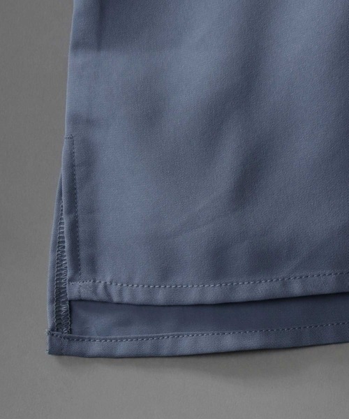 SITRY（シトリー）の「Drape Regular Collar Shirt/ドレープ レギュラーカラー シャツ（シャツ/ブラウス・メンズ・ブラック/ホワイト/チャコールグレー/グレイッシュベージュ/グレイッシュブルー・L/M）」の8枚目の写真