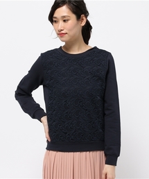 【CAPRICIEUX LE'MAGE】リーフレーススエットプルオーバー