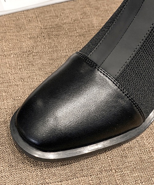 Futier land(フューティアランド)の「フロントジップフィットショートブーツ(ブーツ・レディース・ブラック・36/38/40/39/37)」の15枚目の写真