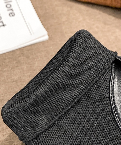 Futier land(フューティアランド)の「フロントジップフィットショートブーツ(ブーツ・レディース・ブラック・36/38/40/39/37)」の16枚目の写真