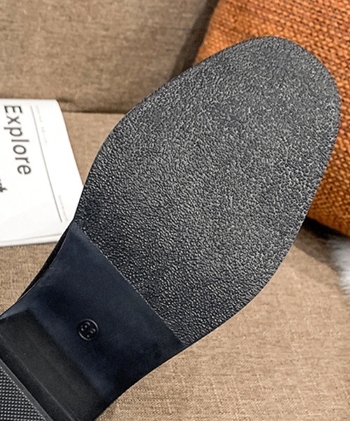 Futier land(フューティアランド)の「フロントジップフィットショートブーツ(ブーツ・レディース・ブラック・36/38/40/39/37)」の17枚目の写真