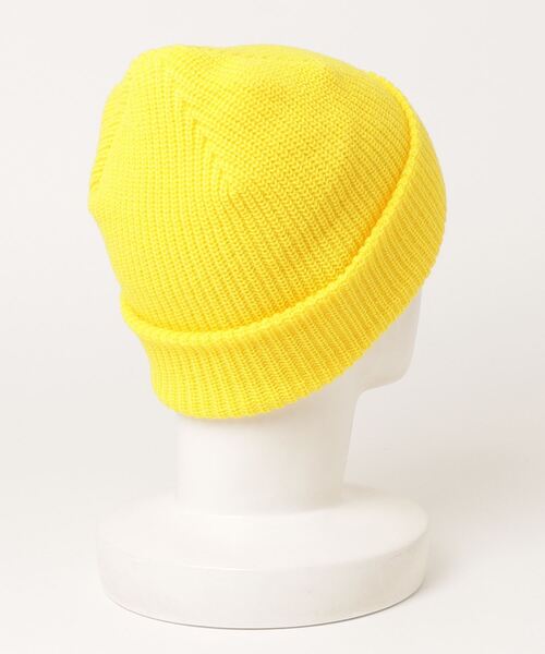 FTC（エフティーシー）の「EST. 1986 BEANIE（ニットキャップ/ビーニー・メンズ・イエロー/ブラック/オリーブ・FREE）」の4枚目の写真