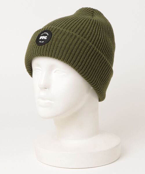 FTC（エフティーシー）の「EST. 1986 BEANIE（ニットキャップ/ビーニー・メンズ・イエロー/ブラック/オリーブ・FREE）」の7枚目の写真