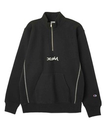 Champion | X-girl × Champion REVERSE WEAVE R HALF ZIP SWEAT(スウェット)