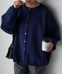 Anss.me | 【Anss.me】ダイバーニット金釦カーディガン(カーディガン/ボレロ)