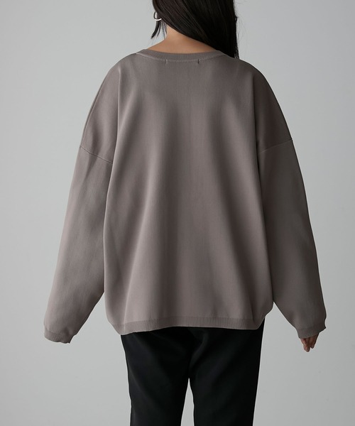 Anss.me（アンスミー）の「【Anss.me】ダイバーニット金釦カーディガン（カーディガン/ボレロ・レディース・ネイビー/アイボリー/ブラック/グレイッシュベージュ・FREE）」の20枚目の写真