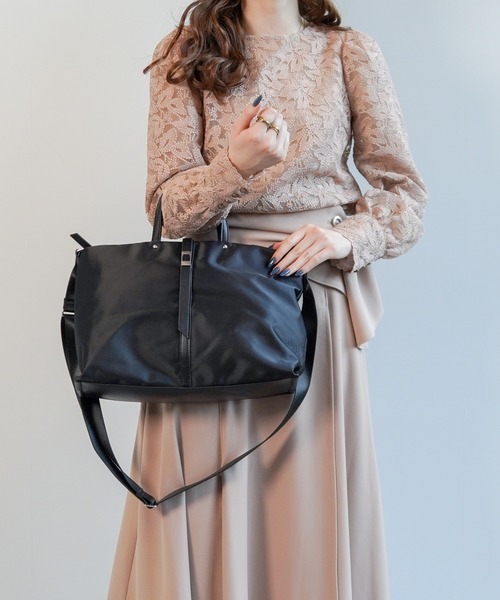 PROGRES(プログレ)の「PROGES(プログレ) ショルダーバッグ ミュー 17393(ショルダーバッグ・レディース・ピンク/カーキ/ブラック・FREE)」の2枚目の写真