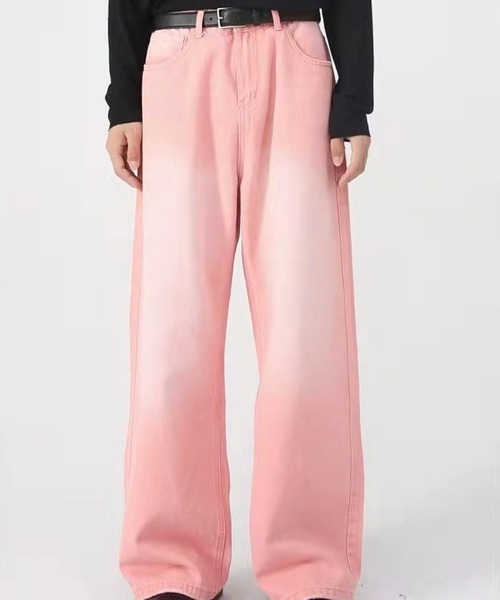 WESTSEA(ウエストシー)の「レトロ デニムパンツ(デニムパンツ・メンズ・パープル/ピンク/ブルー/ブラウン/ブラック/ライトブルー・XL/M/L)」の6枚目の写真