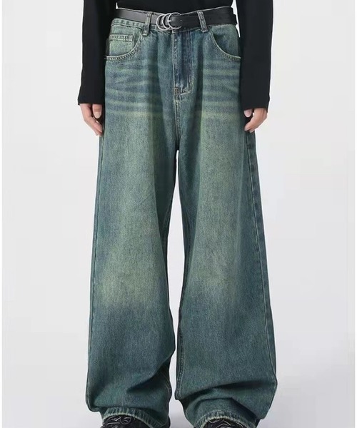 WESTSEA(ウエストシー)の「レトロ デニムパンツ(デニムパンツ・メンズ・パープル/ピンク/ブルー/ブラウン/ブラック/ライトブルー・XL/M/L)」の7枚目の写真