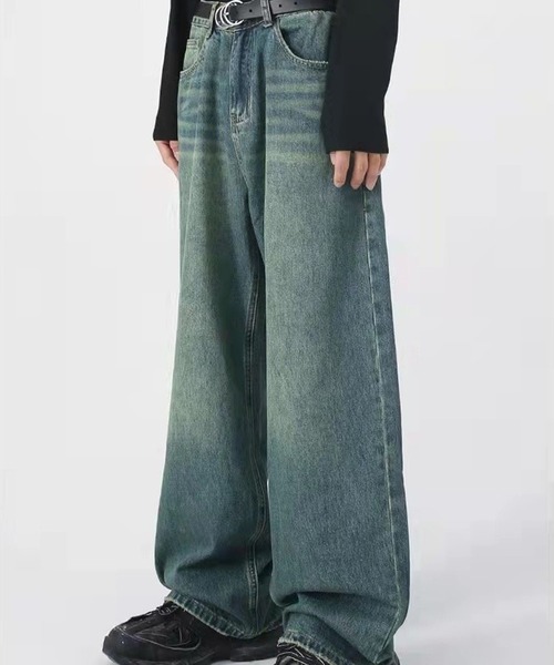 WESTSEA(ウエストシー)の「レトロ デニムパンツ(デニムパンツ・メンズ・パープル/ピンク/ブルー/ブラウン/ブラック/ライトブルー・XL/M/L)」の9枚目の写真