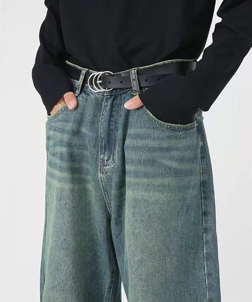 WESTSEA(ウエストシー)の「レトロ デニムパンツ(デニムパンツ・メンズ・パープル/ピンク/ブルー/ブラウン/ブラック/ライトブルー・XL/M/L)」の11枚目の写真