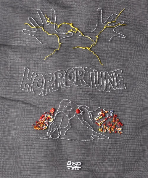 bedsidedrama(ベットサイドドラマ)の「Ghost Tote Bag(トートバッグ・レディース・パープル/ベージュ/ブラック・1)」の9枚目の写真