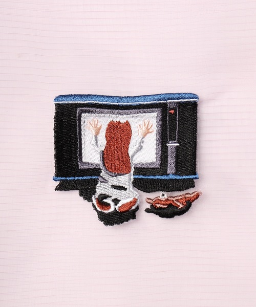 bedsidedrama(ベットサイドドラマ)の「Ghost Tote Bag(トートバッグ・レディース・パープル/ベージュ/ブラック・1)」の16枚目の写真