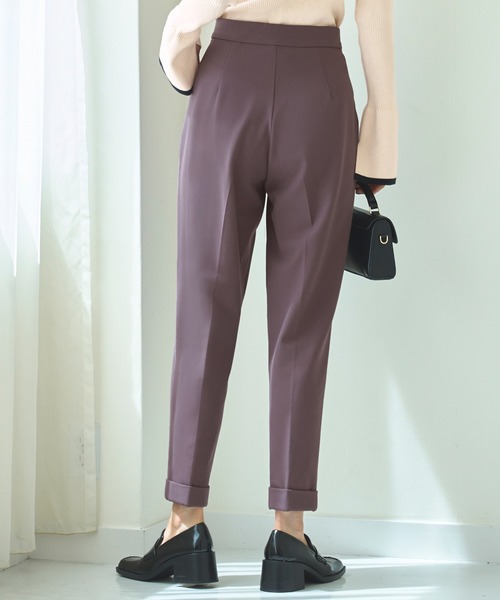 RUIRUE BOUTIQUE(ルイルエブティック)の「【あたたか裏起毛シリーズ】シークレットゴムストレート美脚パンツ(その他パンツ・レディース・ネイビー/パープル/ブラック/モカ・M/S/4L/5L/LL/L/3L)」の18枚目の写真