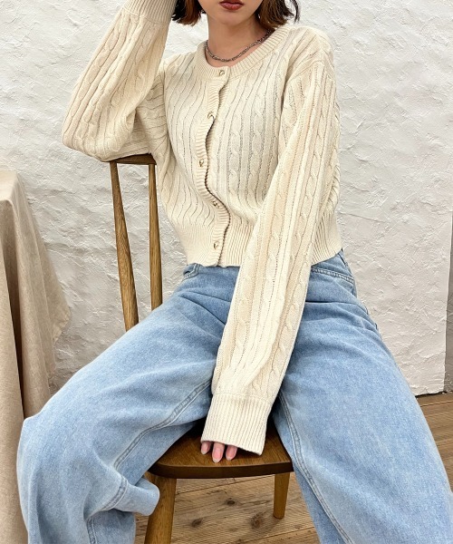 Rejoule(リジュール)の「ハートプリントワイドデニムパンツ(デニムパンツ・レディース・ライトブルー・S/M/L)」の10枚目の写真
