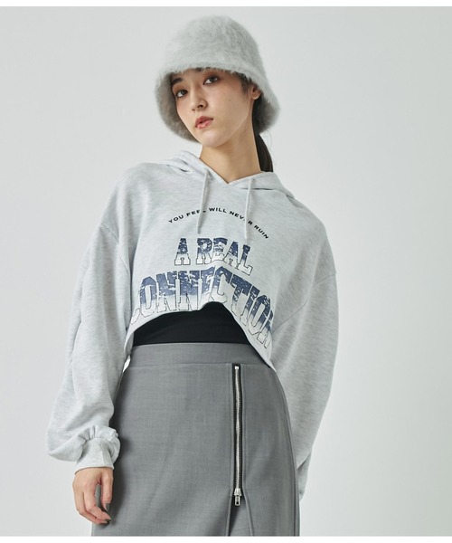 ANAP（アナップ）の「フェイクファー　チューリップ　ハット（ハット・レディース・ブラック/ホワイト/サックスブルー/グレー・FREE）」の19枚目の写真