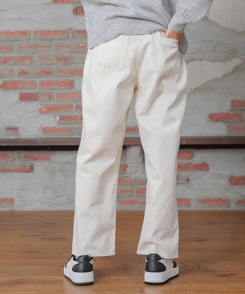 Honeys（ハニーズ）の「ストレートデニムパンツ（股下６８ｃｍ）（デニムパンツ・レディース・ブラック/ブルー/アイボリー・SS/S/LL/M/L）」の16枚目の写真