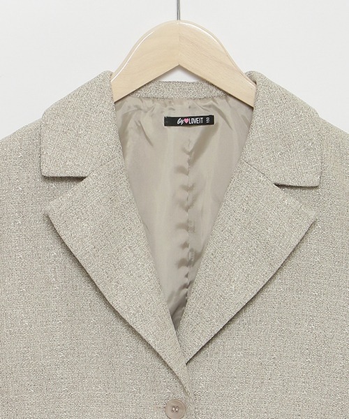 by LOVEiT(バイラビット)の「ショートジャケット(テーラードジャケット・キッズ・ブラック/ミント/キナリ・160cm/140cm/150cm/130cm/120cm)」の7枚目の写真