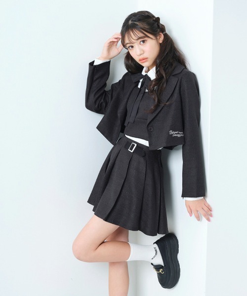 by LOVEiT(バイラビット)の「ショートジャケット(テーラードジャケット・キッズ・ブラック/ミント/キナリ・160cm/140cm/150cm/130cm/120cm)」の20枚目の写真