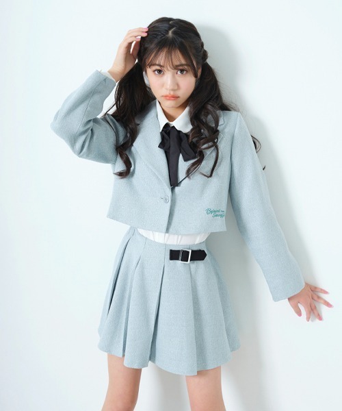 by LOVEiT(バイラビット)の「ショートジャケット(テーラードジャケット・キッズ・ブラック/ミント/キナリ・160cm/140cm/150cm/130cm/120cm)」の17枚目の写真